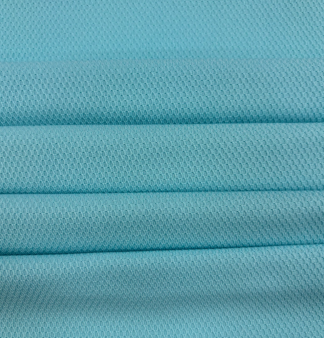 Blue textured knit fabric XN26175